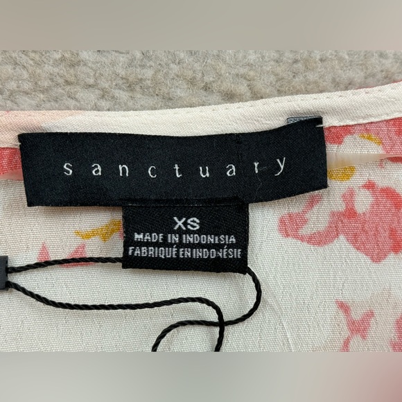 Sanctuary Women's Spring Punch Floral Surplice Long Sleeve Blouse, Size XS - Picture 10 of 11